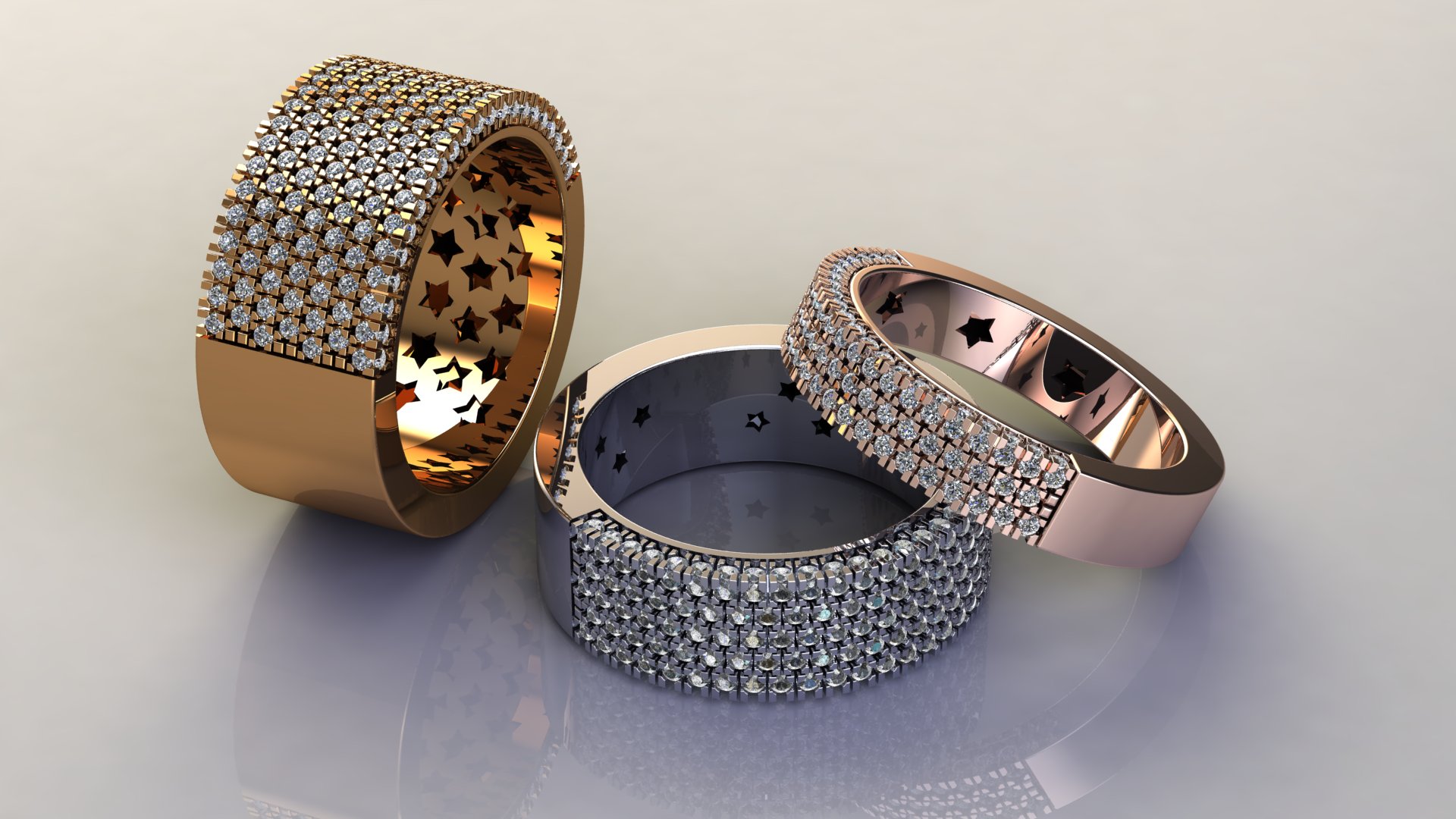 טבעות יהלומים - RD-065-5-M